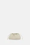 Bottega Veneta Dustbag Intrecciato Leather Shoulder Bag In White