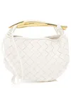 Bottega Veneta White Intrecciato Leather Baby Sardine Bag (authentic Pre-loved)