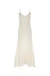 Bottega Veneta White Lace Dress In Multi