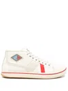 Bottega Veneta Men's Eliot Mid-top Sneakers In Neutral