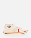 Bottega Veneta Men's Eliot Mid-top Sneakers In Neutral