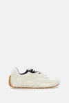 Bottega Veneta Sea Salt Suede And Nylon Orbit Flash Sneakers In Multi