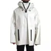 Bottega Veneta White Leather Men Waterproof Jacket Blouson In White