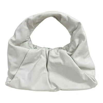Pre-owned Bottega Veneta White Leather Shoulder Bag ()
