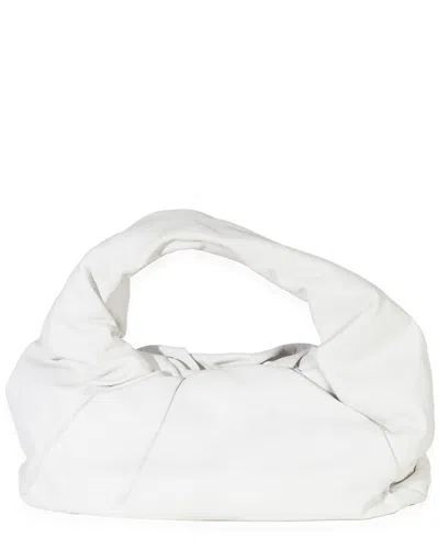 Bottega Veneta White Leather Small The Shoulder Pouch (authentic Pre-loved)