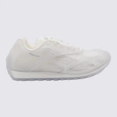 Bottega Veneta Orbit Transparent Rubber Sneakers In White