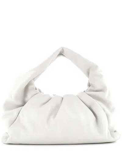 Bottega Veneta White Leather The Shoulder Pouch Medium (authentic Pre-loved)