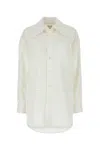 Bottega Veneta White Loose Fit Buttoned Shirt