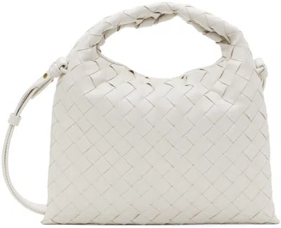 Bottega Veneta Small Leather Hop Cross-body Bag In White