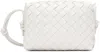 Bottega Veneta Small Loop Camera Bag In 9009 White Gold