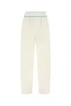 Bottega Veneta Nylon Pant With Contrast Trim And Pockets In 9071