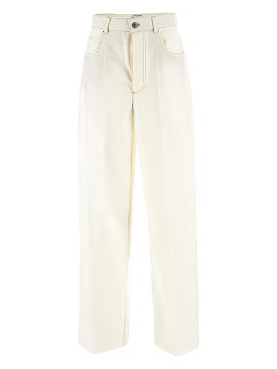 BOTTEGA VENETA BOTTEGA VENETA WHITE PANTS