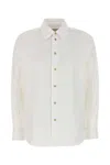 Bottega Veneta Women Classic Cotton Poplin Shirt In White