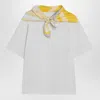 Bottega Veneta Women White T-shirt With Silk Scarf In White