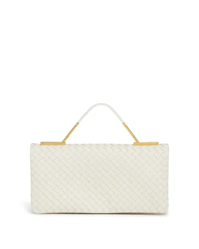Bottega Veneta White The 70 Bag In Neutral