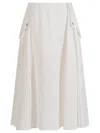 Bottega Veneta Viscose Melange Fluid Skirt Clothing