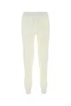 Bottega Veneta Elastic Waistband Wool Blend Joggers In White