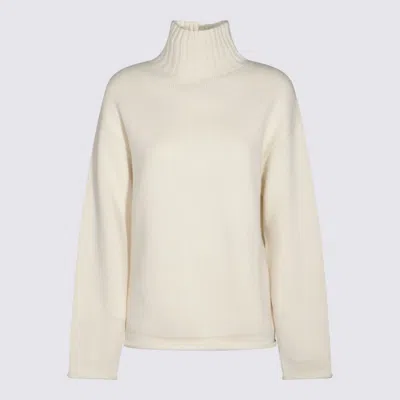 Bottega Veneta White Wool Sweatshirt