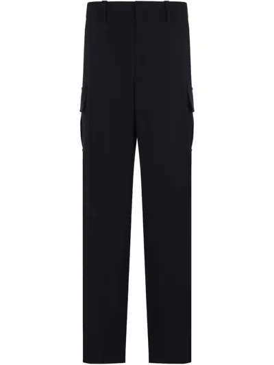 Bottega Veneta Wide Cargo Pants In Blue