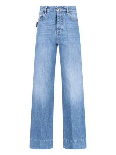 Bottega Veneta Wide Jeans In Blue