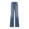Bottega Veneta Vintage Indigo Palazzo Jeans Clothing In Blue