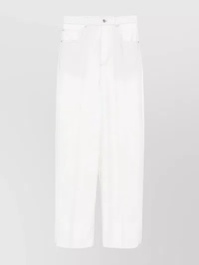 BOTTEGA VENETA WIDE LEG DENIM TROUSERS
