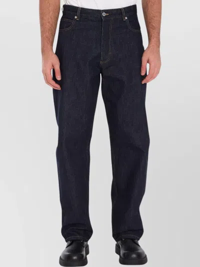 BOTTEGA VENETA WIDE LEG DENIM TROUSERS