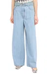 Bottega Veneta Wide-leg Jeans In Blue
