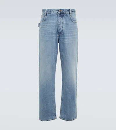 Bottega Veneta Wide-leg Jeans In Mid Blue