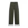 Bottega Veneta Wide-leg Jeans In Green