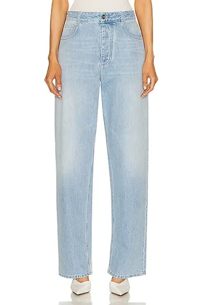 Bottega Veneta Wide Leg In Light Bleach