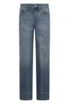 Bottega Veneta Wide-leg Jeans In Navy