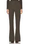 Bottega Veneta Wide Leg Pant In Dark Olive