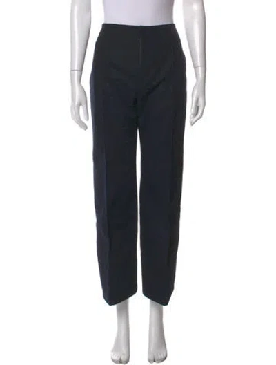 Pre-owned Bottega Veneta Wide Leg Pants In Black