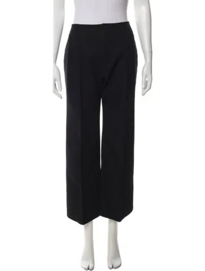 Pre-owned Bottega Veneta Wide Leg Pants In Blue