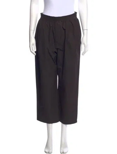 Pre-owned Bottega Veneta Wide Leg Pants In Brown