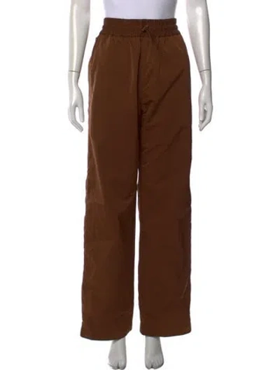 Pre-owned Bottega Veneta Wide Leg Pants In Brown