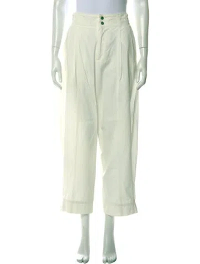 Pre-owned Bottega Veneta Wide Leg Pants In Green