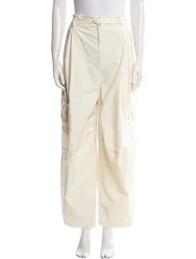 Pre-owned Bottega Veneta Wide Leg Pants In Neutral