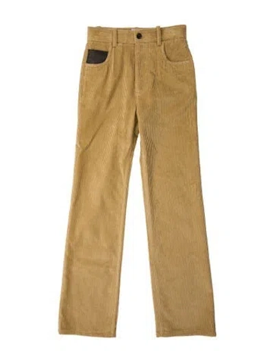Pre-owned Bottega Veneta Wide Leg Pants In Neutral