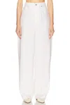 Bottega Veneta Wide Leg Trouser In Dove