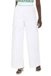 Bottega Veneta Elastic Waist Cotton Wide Legged Pants
