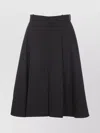 Bottega Veneta Woman Midi Skirt Midnight Blue Size 2 Wool
