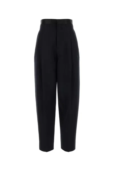 Bottega Veneta Wide Wool Pants In Multi