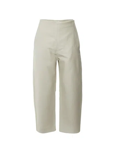 Pre-owned Bottega Veneta Wide-leg Trousers In Neutrals