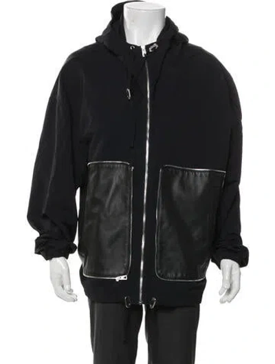 Pre-owned Bottega Veneta Windbreaker In Black