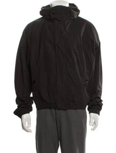 Pre-owned Bottega Veneta Windbreaker In Black