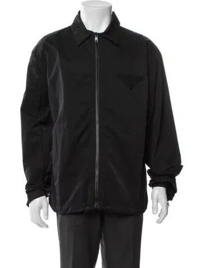 Pre-owned Bottega Veneta Windbreaker In Black