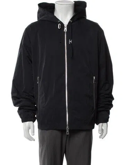 Pre-owned Bottega Veneta Windbreaker In Blue