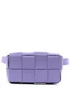 Bottega Veneta Wisteria Maxi Intrecciato Leather Padded The Belt Cassette Bag  (authentic Pre-loved)